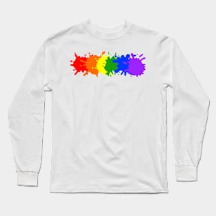 Human Lgbt Gay Pride Flag, Rainbow Flag Long Sleeve T-Shirt